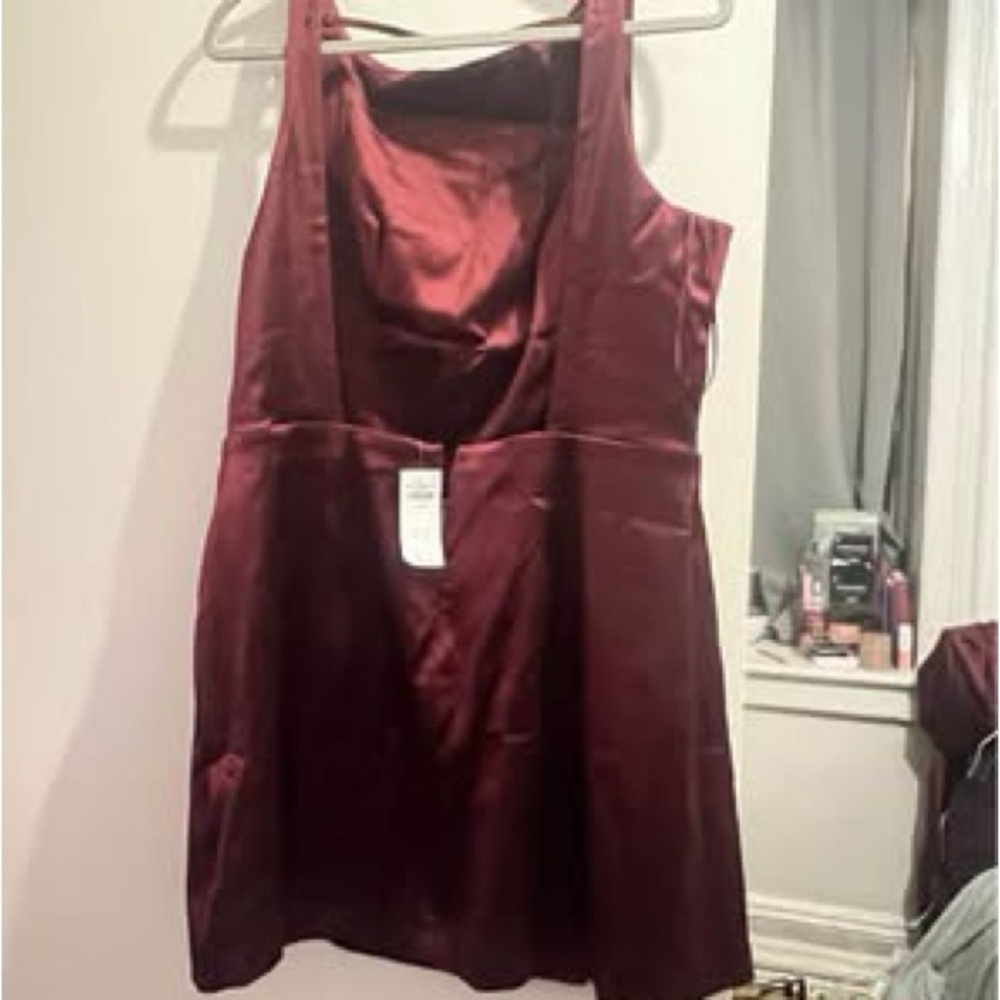 Abercrombie & Fitch Deep Red Mini Dress